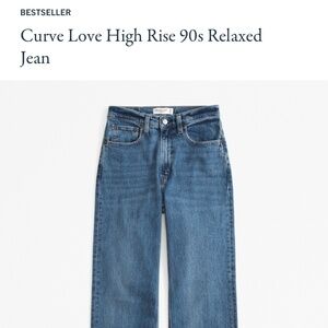 Curve Love High Rise 90s Relaxed Jean